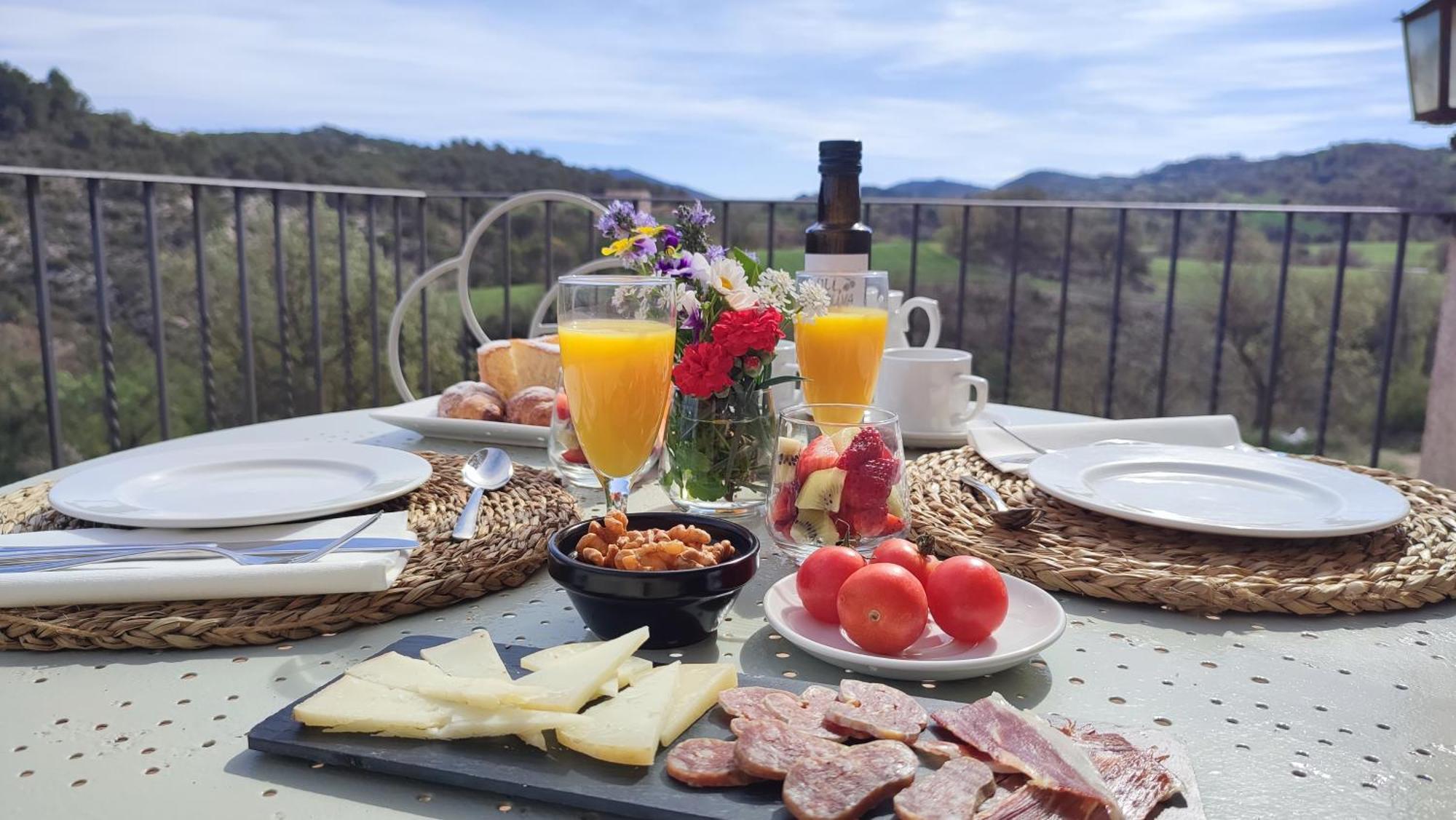 Bed and Breakfast Cal Ros Calonge de Segarra Exteriér fotografie