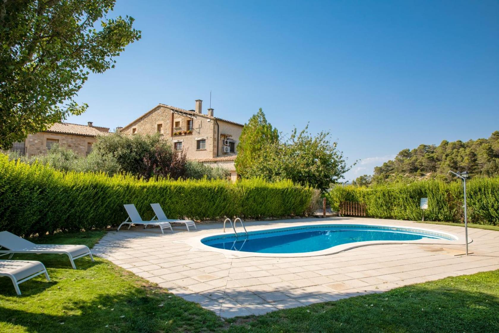 Bed and Breakfast Cal Ros Calonge de Segarra Exteriér fotografie